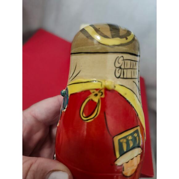 Lot 5 Vintage Authentic Models Civil War Russian Nesting Dolls Painted Soldier - Picture 6 of 8